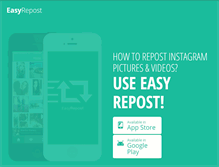 Tablet Screenshot of easyrepost.com